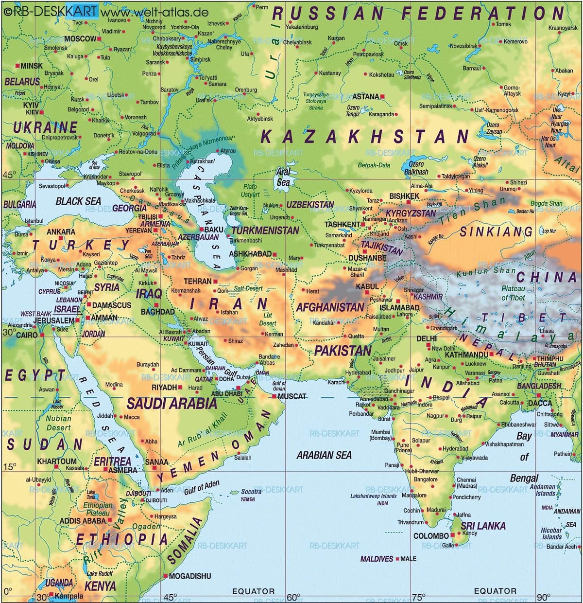地図バーレーンの地図世界の地図