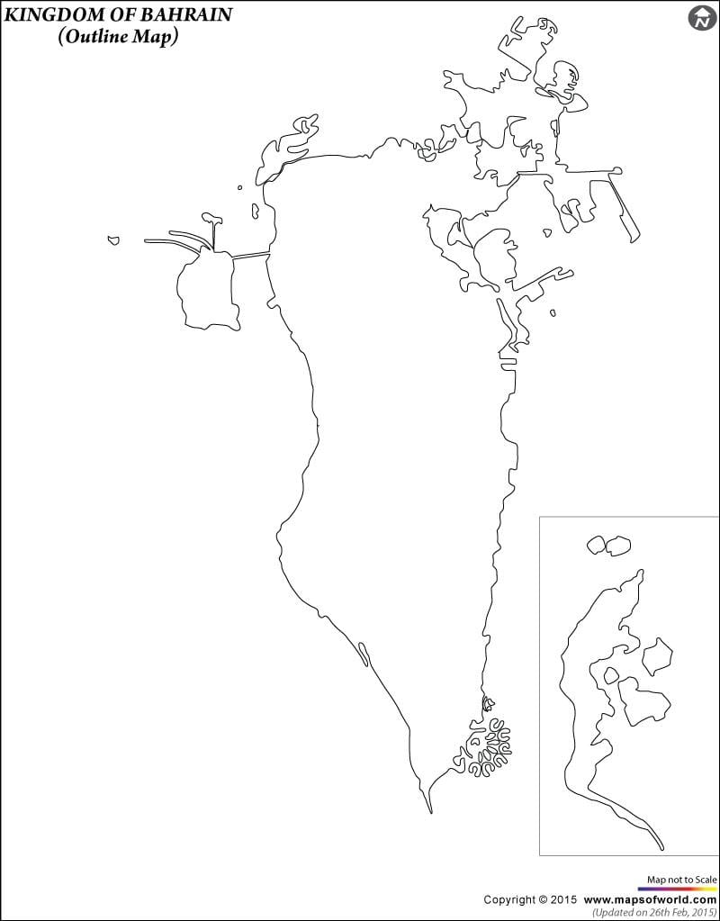 地図バーレーンの地図概要
