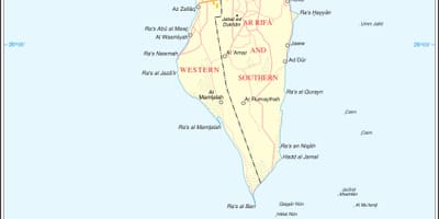 バーレーン政治地図